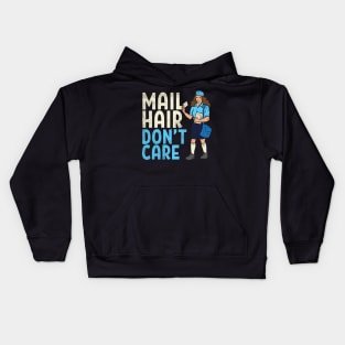 Mail Hair Don't Care Kids Hoodie